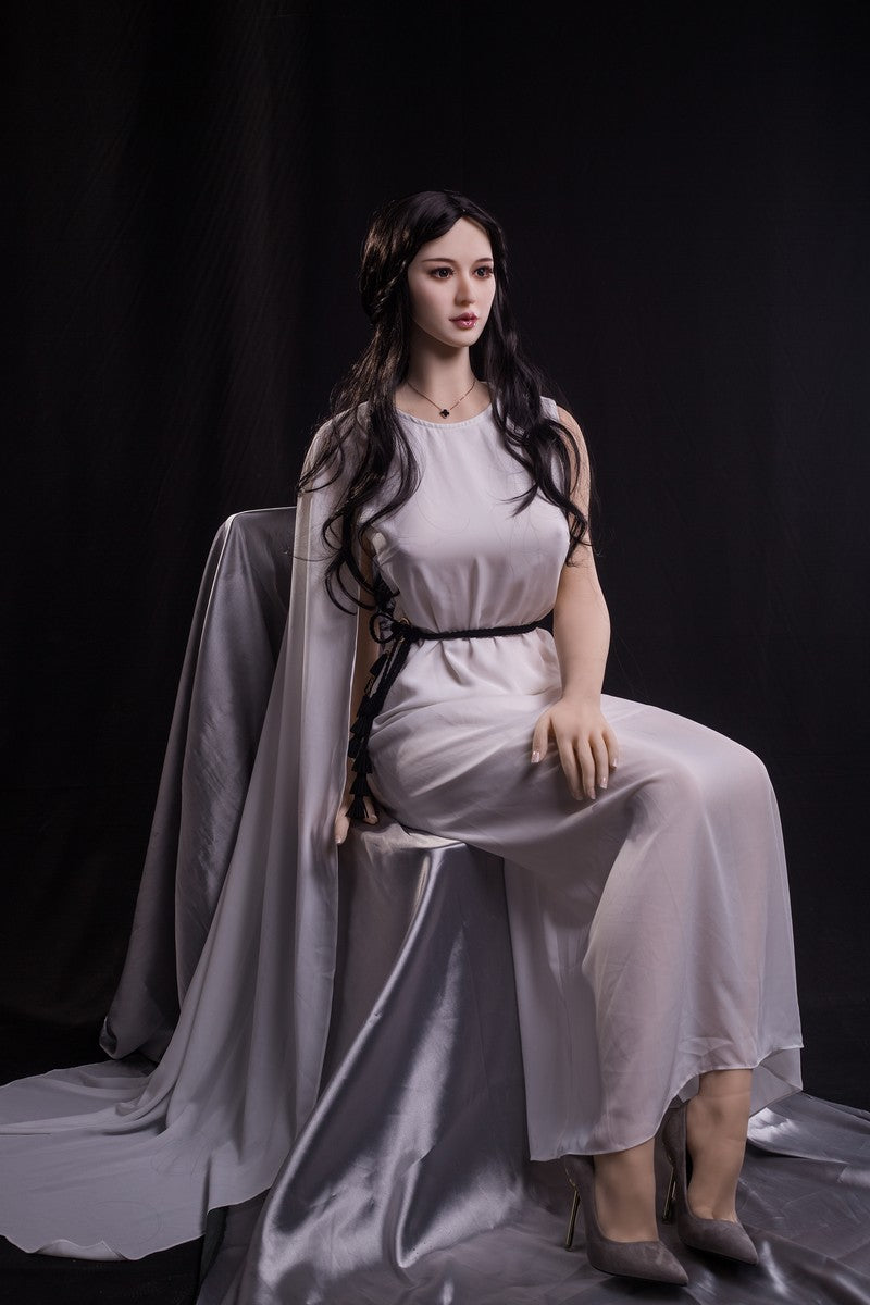 Schwarzes langes Haar im asiatischen Stil, kleine Klitoris, Sexpuppe, 170 cm