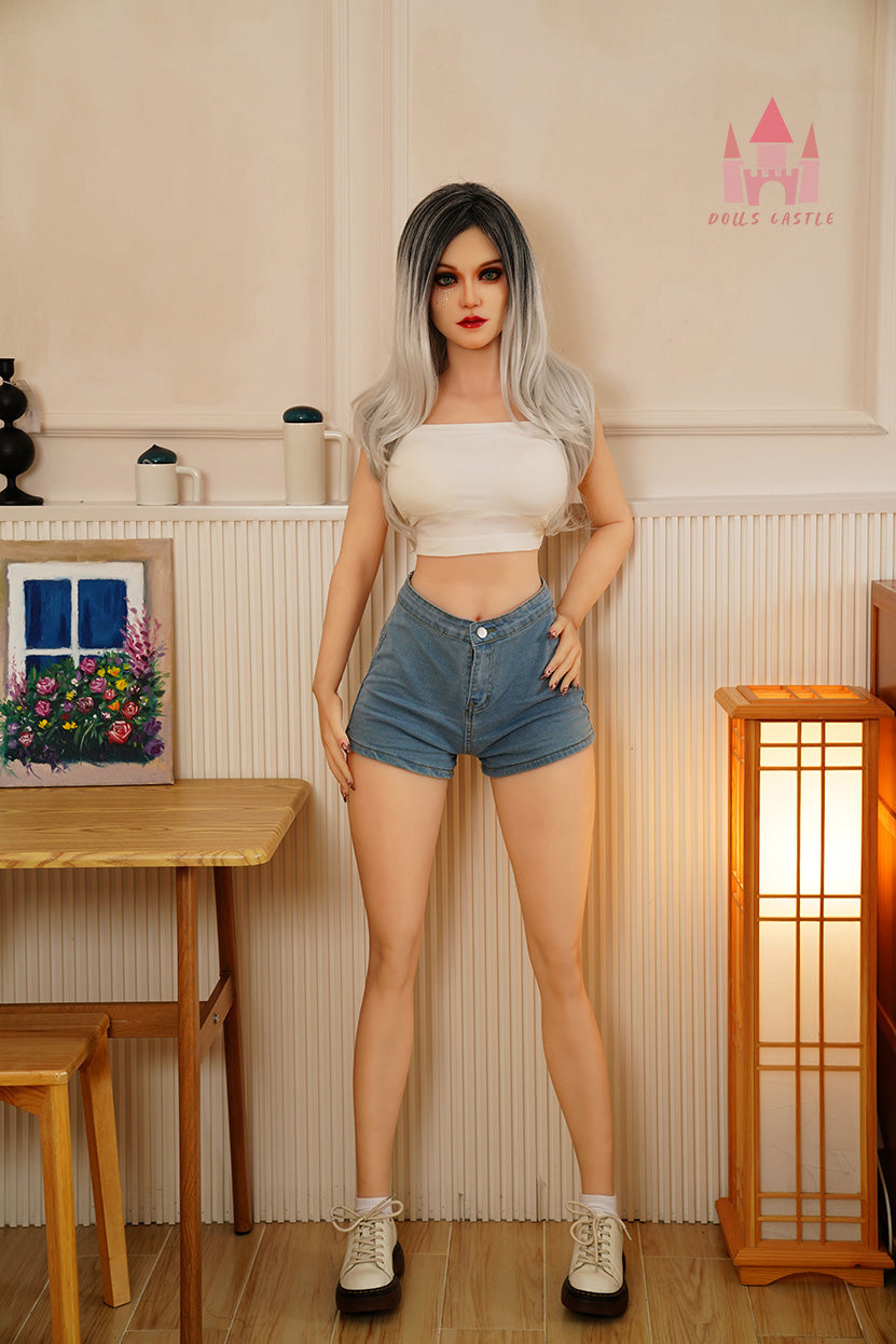 Doll Castle, 163 cm sexy schlanke Liebespuppe Körbchengröße E