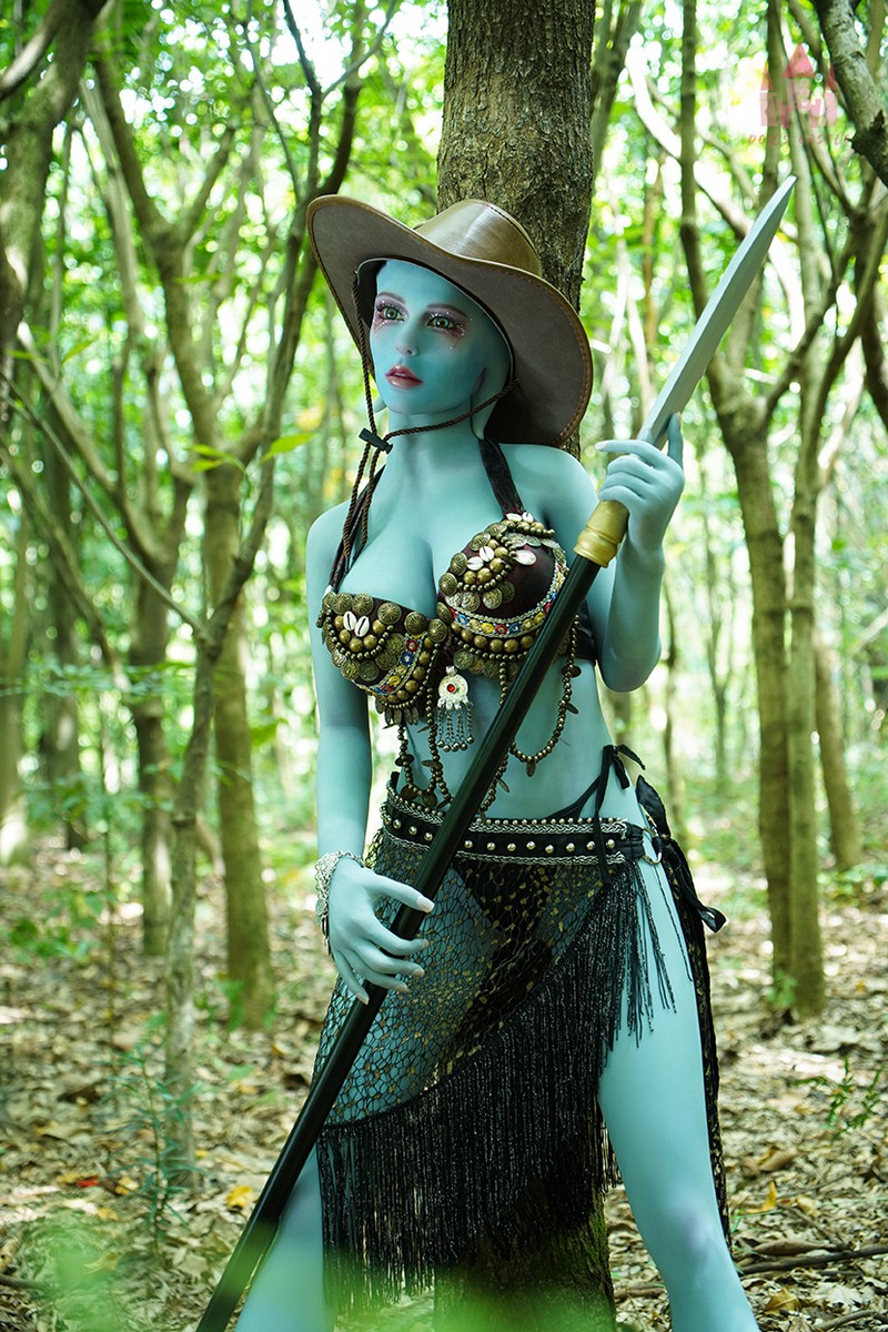 156 cm E-Cup Hunter Sexpuppe Lebensgroße Puppe Darianna