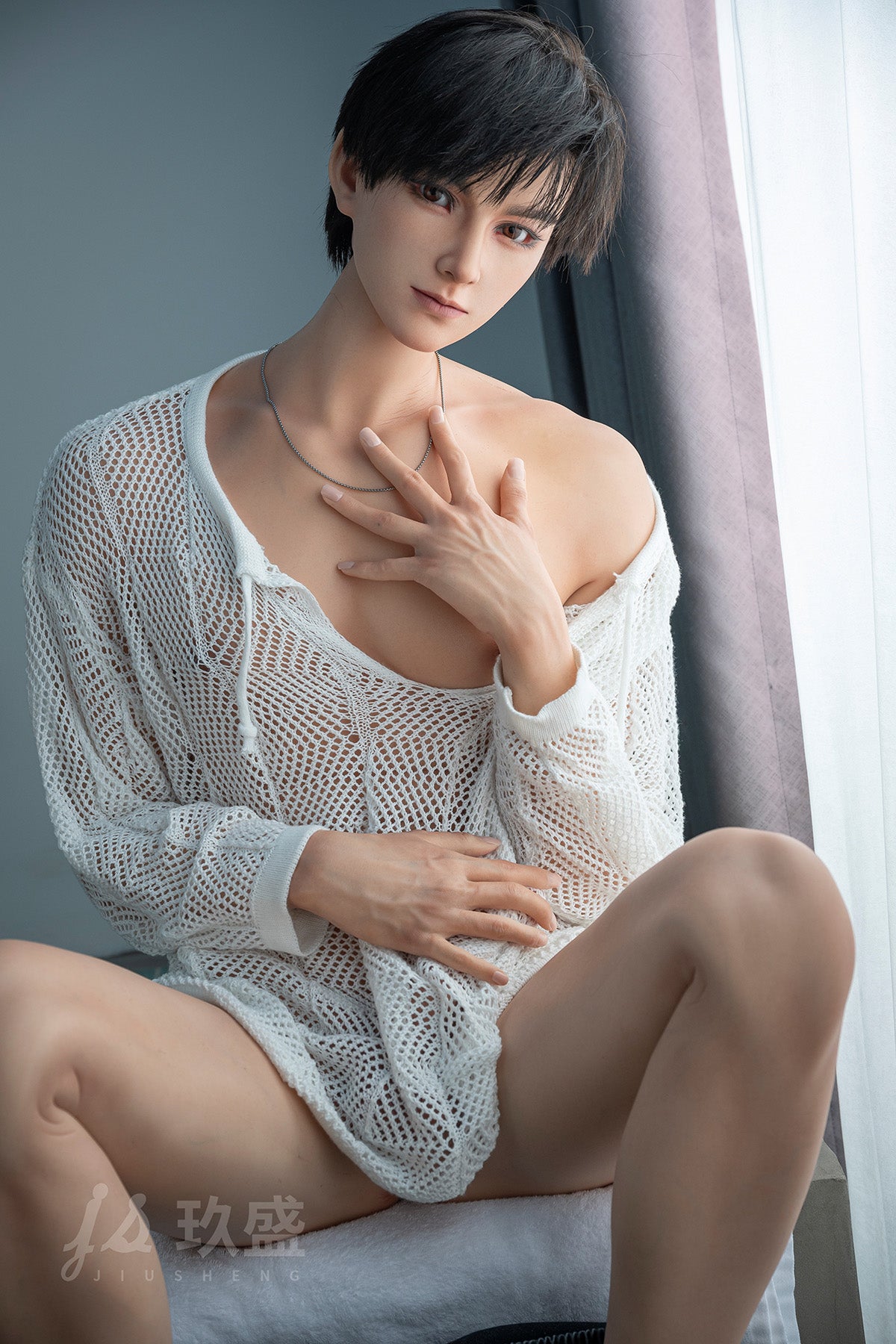 Jiusheng Doll 180 cm schöne männliche Sexpuppe aus Silikon Gavin