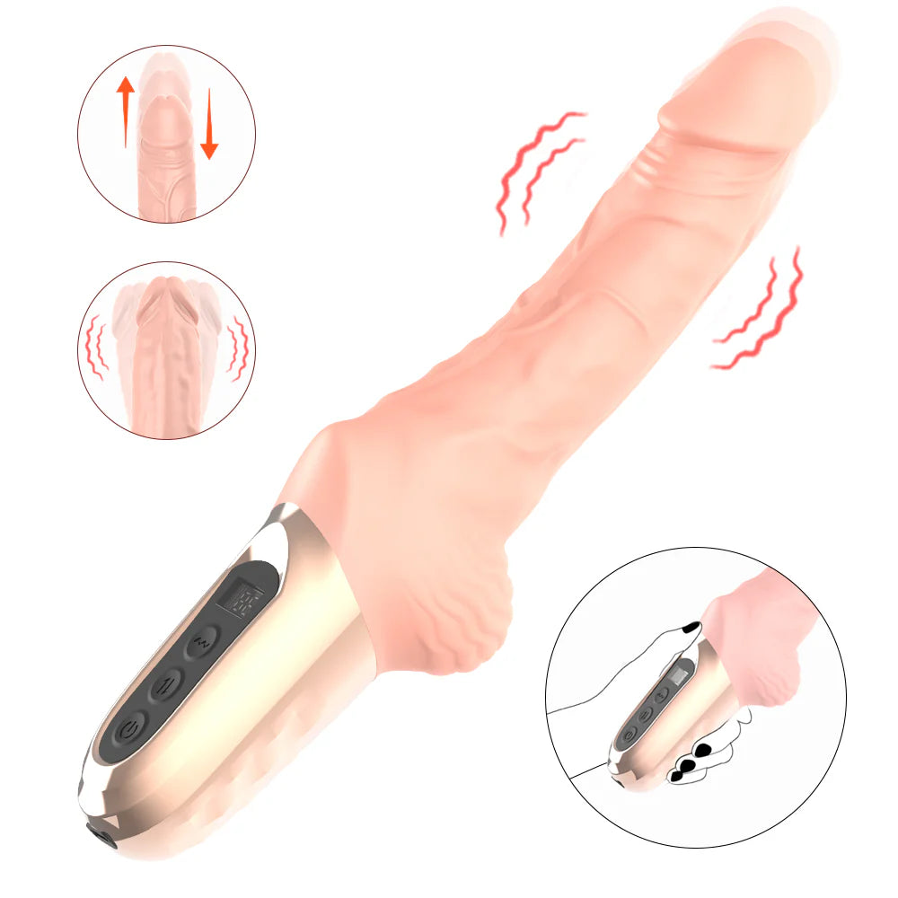 Rabbit Vibrator 24,7 cm 9 Modi Dildo Vibrator