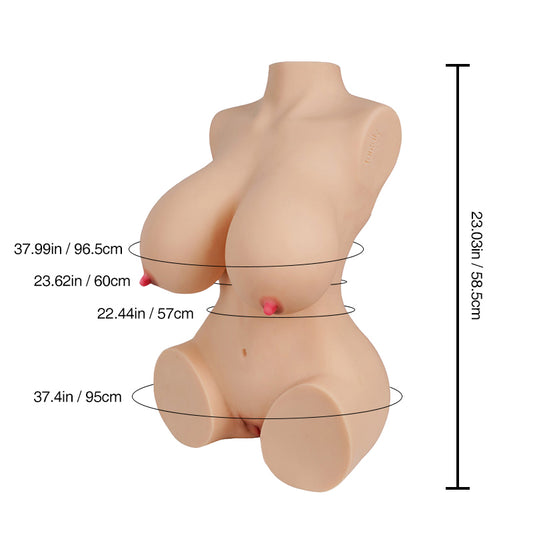 Tantaly Nicole Big breast papaya milk sex torso