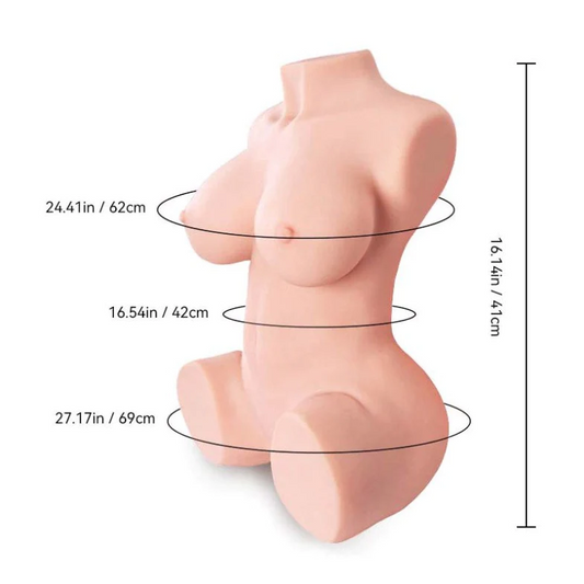 Scarlett: 15.4LB Half Body Sex doll