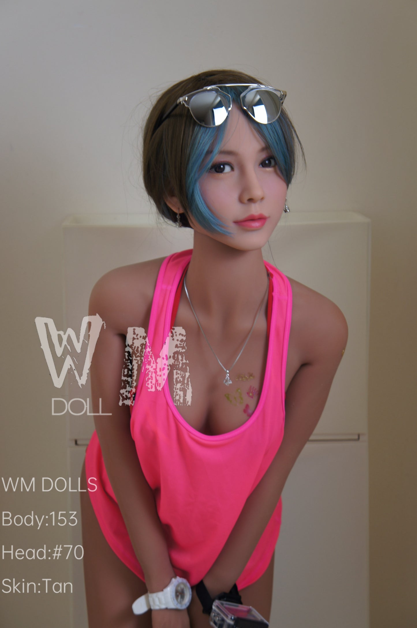 153cm B-Cup reines Mädchen japanische Liebespuppe TPE-Material