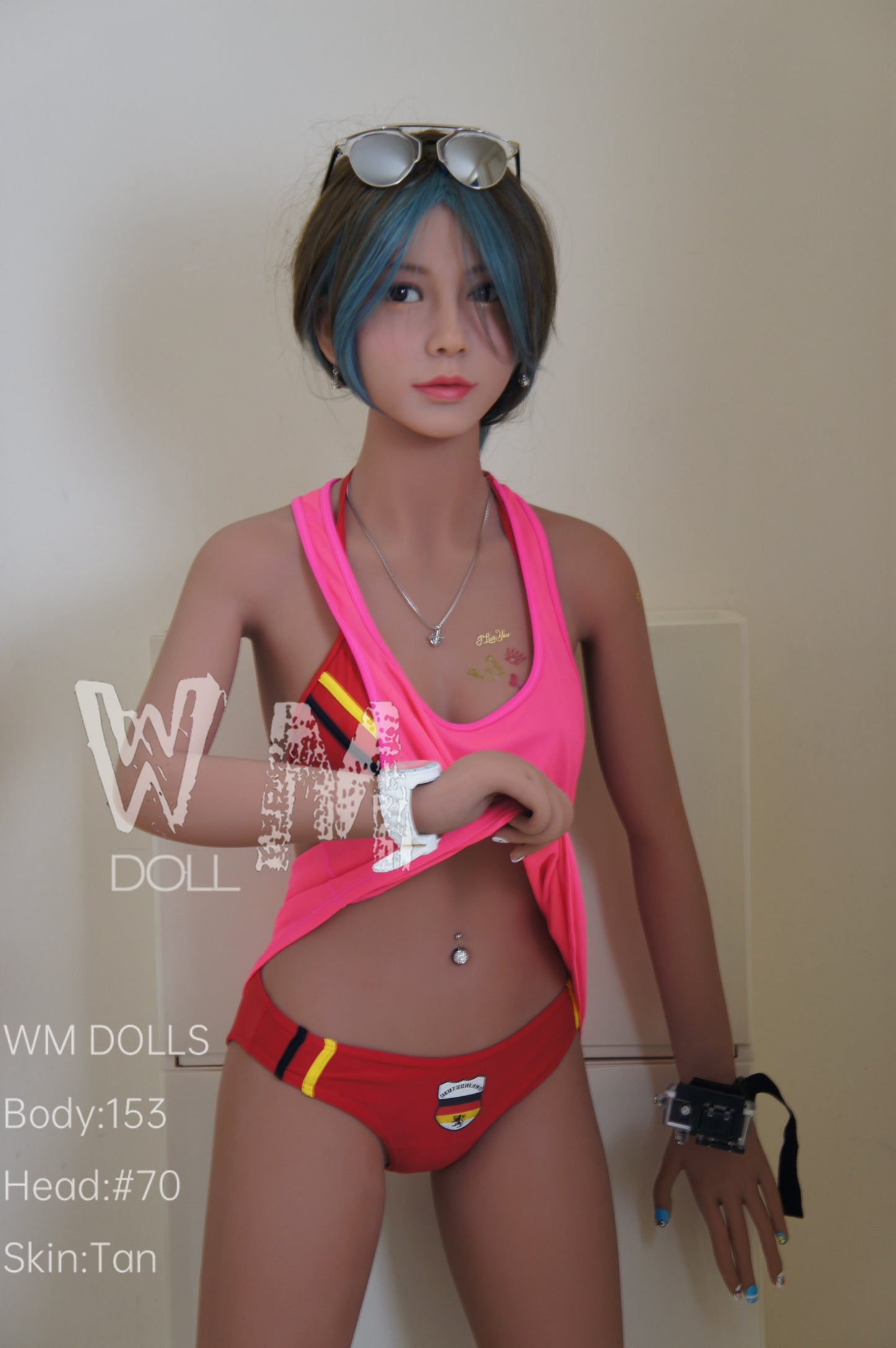 153cm B-Cup reines Mädchen japanische Liebespuppe TPE-Material