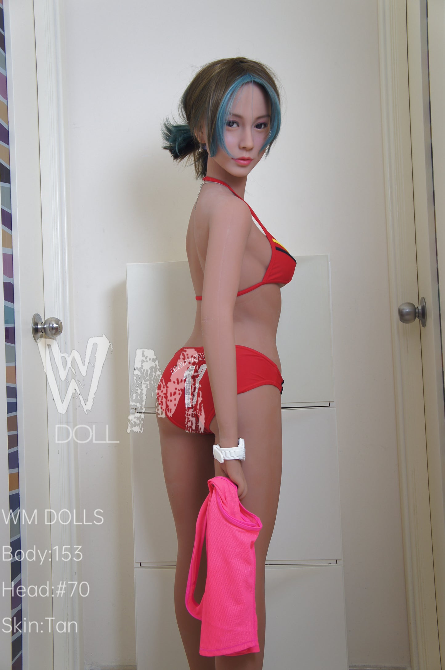 153cm B-Cup reines Mädchen japanische Liebespuppe TPE-Material