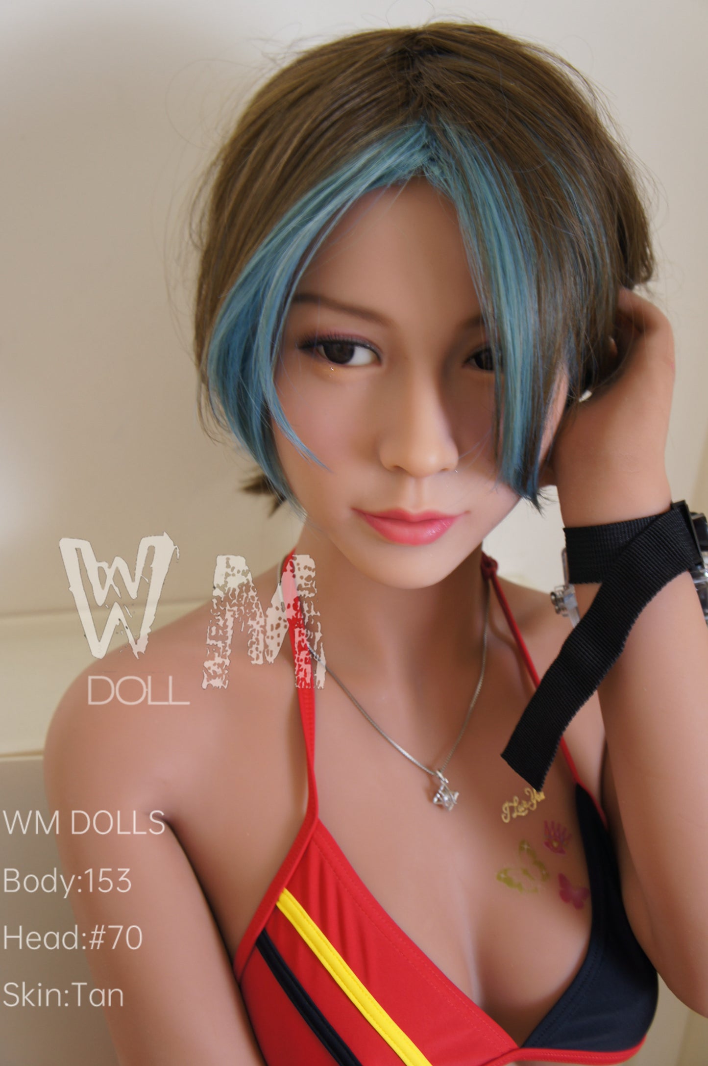 153cm B-Cup reines Mädchen japanische Liebespuppe TPE-Material