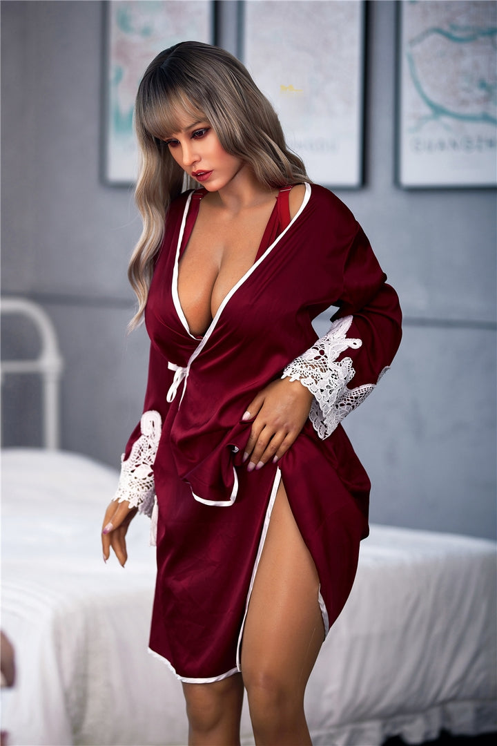 165cm lebensgroße große Titten MILF Sexpuppe G Cup Irontech Silikon Liebespuppe