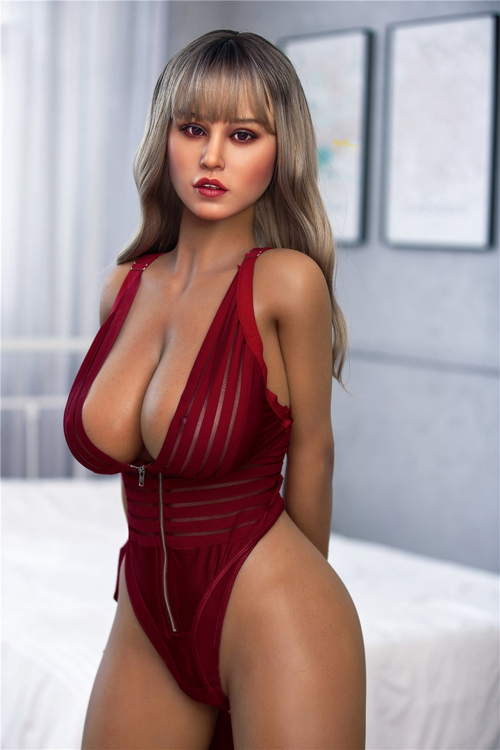 165cm lebensgroße große Titten MILF Sexpuppe G Cup Irontech Silikon Liebespuppe