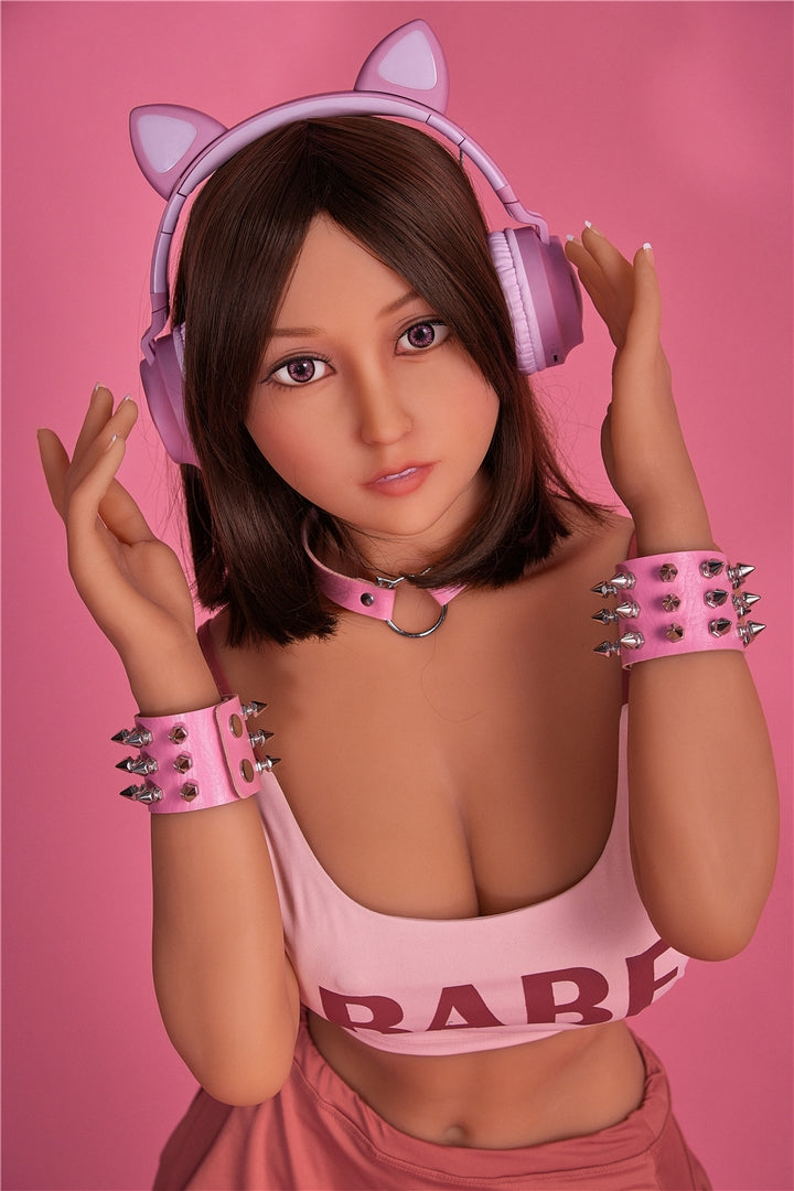 Kinley TPE Liebespuppe 153cm Irontech lebensgroße asiatische Sexpuppe