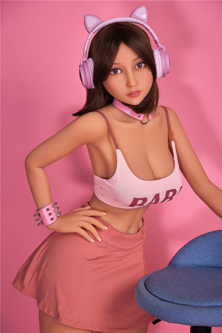 Kinley TPE Liebespuppe 153cm Irontech lebensgroße asiatische Sexpuppe