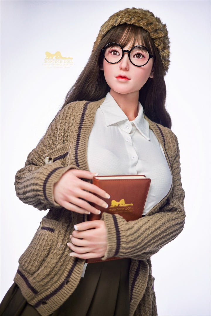153cm Irontech Silikonpuppe Asiatische Liebespuppe Bookish