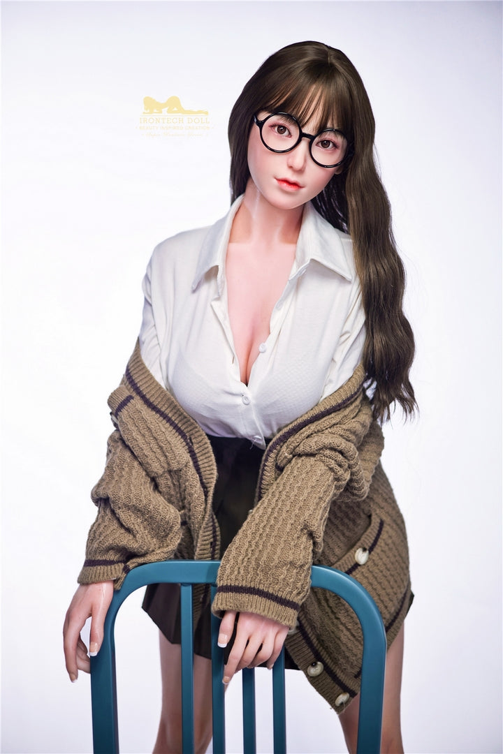 153cm Irontech Silikonpuppe Asiatische Liebespuppe Bookish