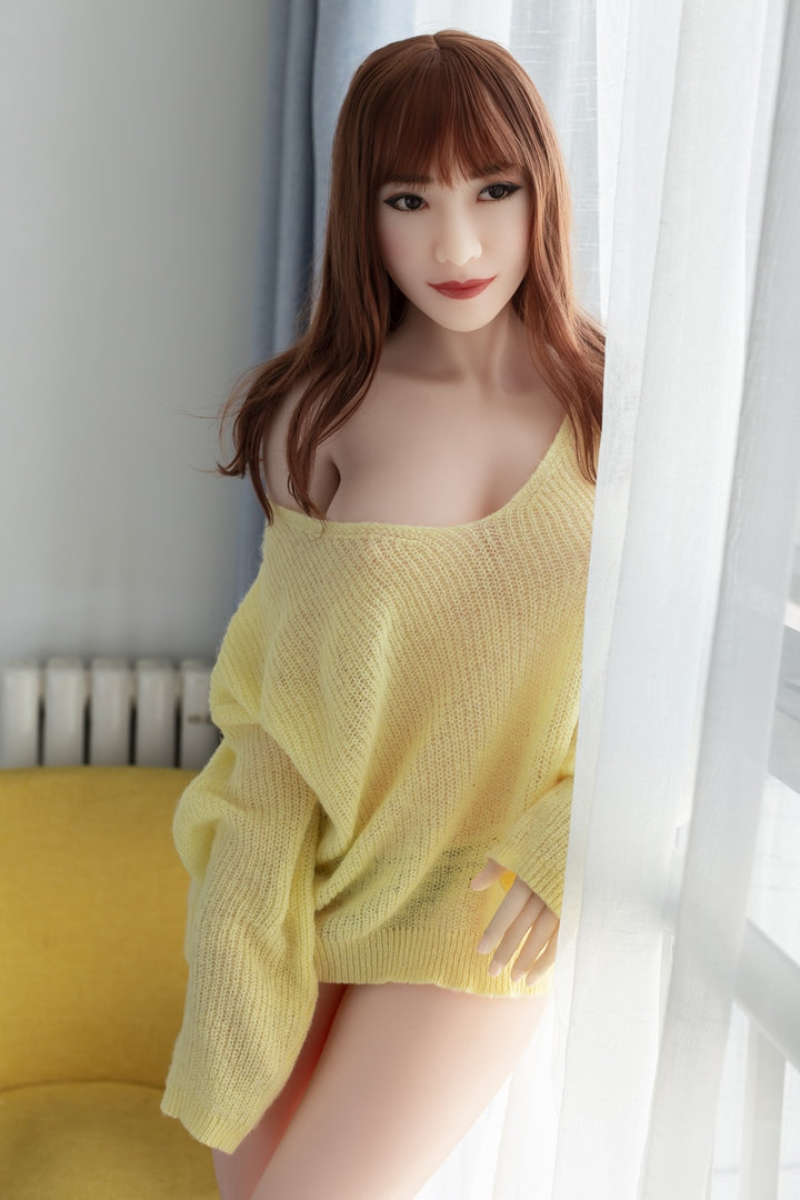 Keuza D Cup real sex doll 165cm HRdoll rote Perücke