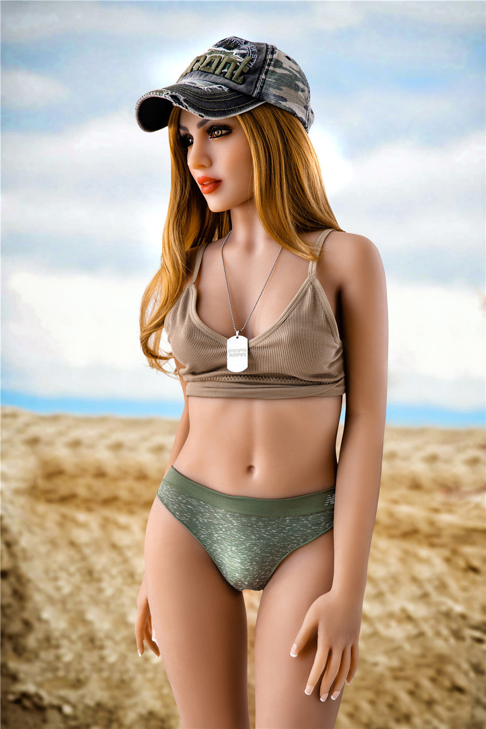 Automodell Schönheit Liebespuppe 158cm Norah schön und bewegend