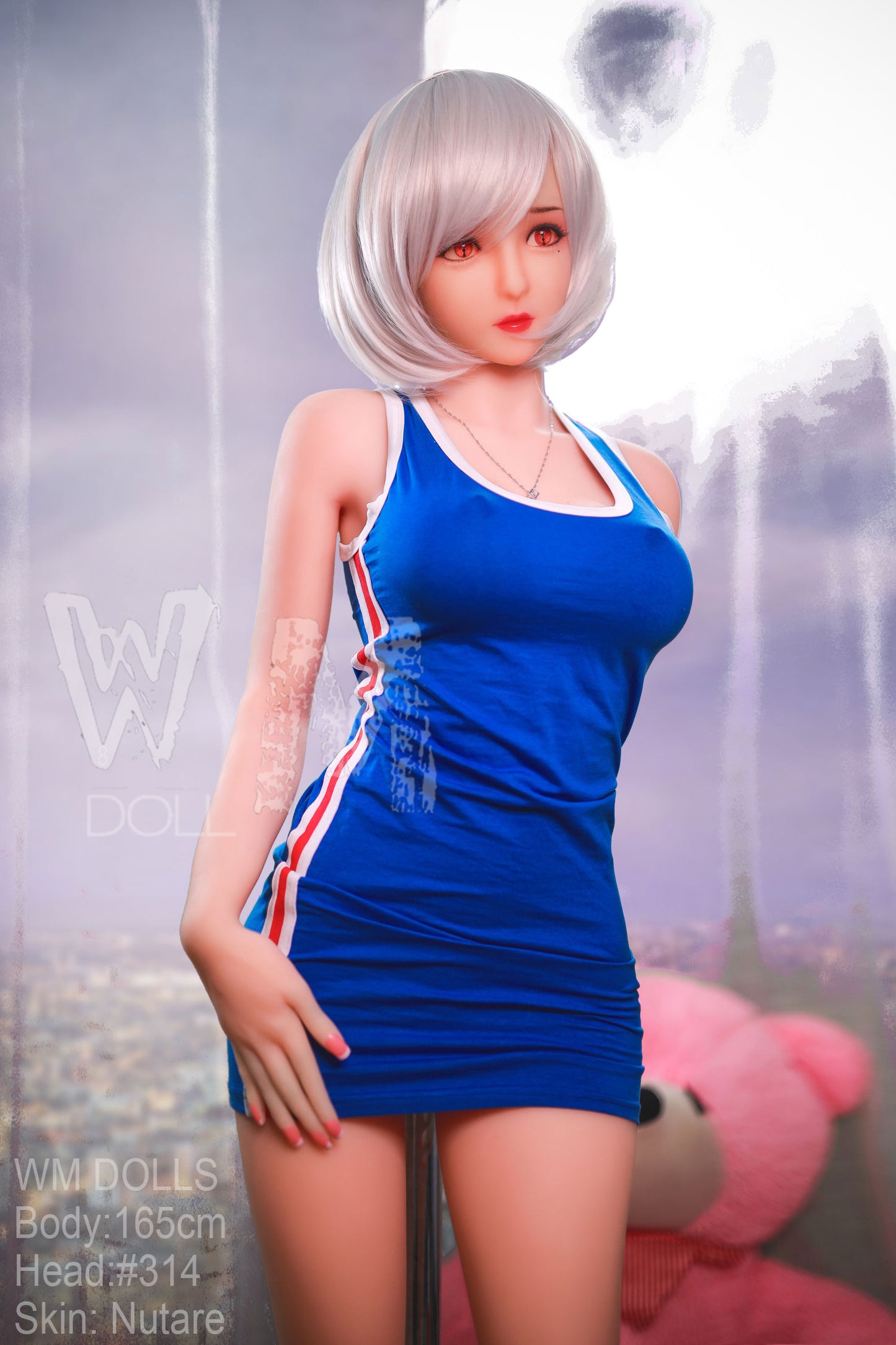 165 cm D Cup zweidimensionale japanische Liebespuppe aus TPE-Material