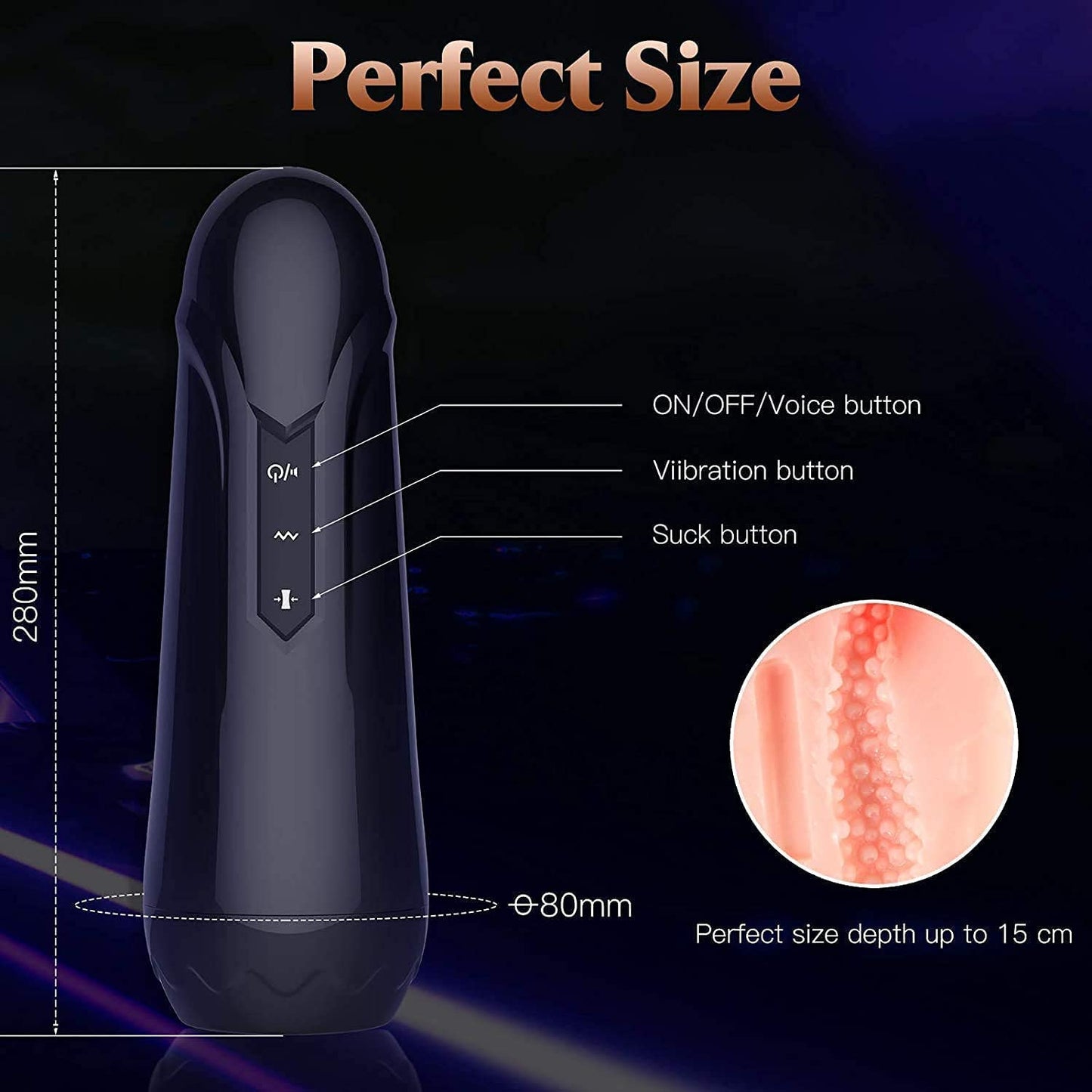 Fly Love Elektrischer Masturbationsbecher für Männer Sexspielzeug