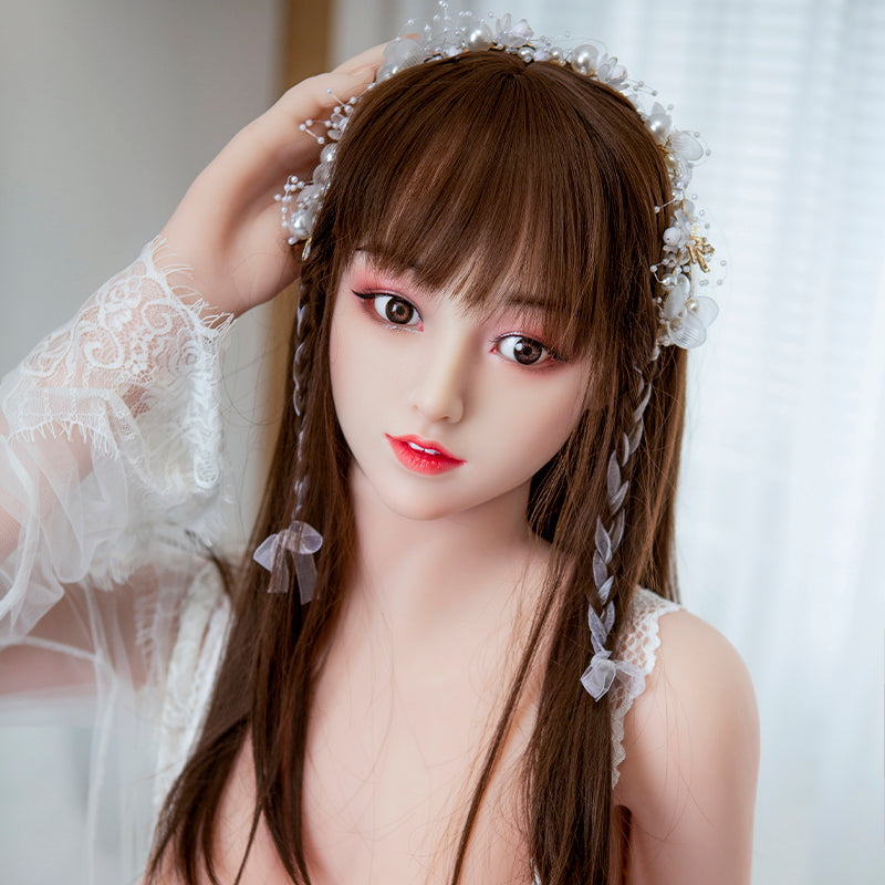 156cm weiße großbrüstige erotische TPE-Sexpuppe Eunice