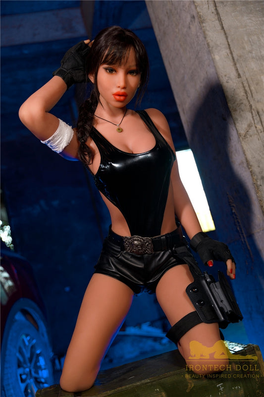 E-Cup Irontech TPE Real Doll 167cm lebensgroße dicke Lippen Kriegerin