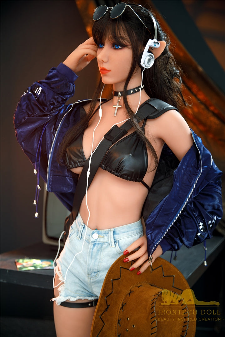 Gracelynn E-Cup Irontech TPE Dolls 167cm Schöne modische Elfen-Sexpuppe