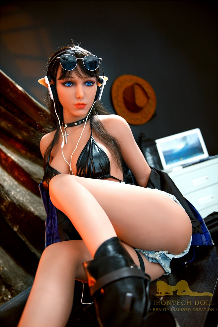 Gracelynn E-Cup Irontech TPE Dolls 167cm Schöne modische Elfen-Sexpuppe