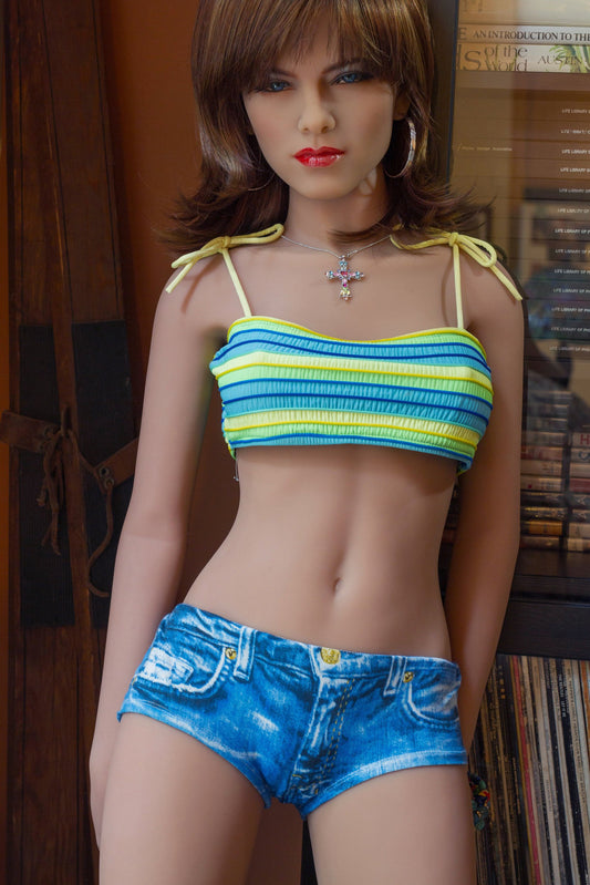 150 cm B Cup Hayden 6YE Kurzhaar TPE Kleine Sexpuppe