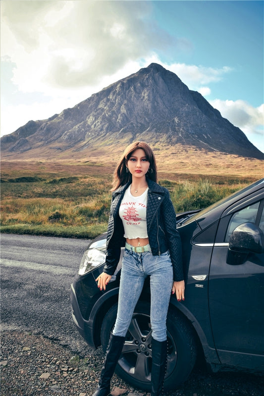 165cm Iron Irontech Doll B Cup Black Short Hair Chinese Sex Doll