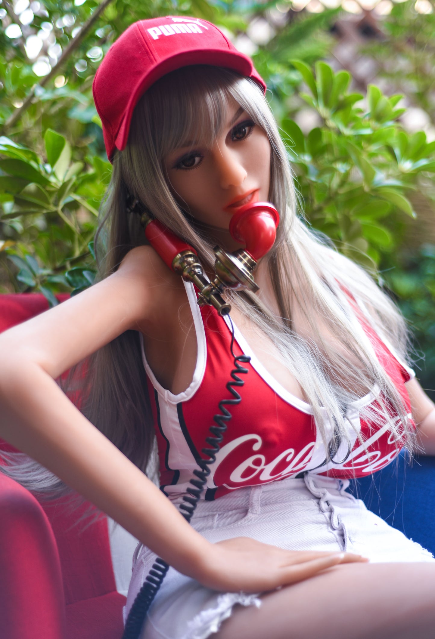 Grauhaarige Big Tits Sex Doll 170cm Modell