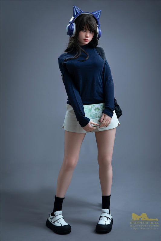 Kalani C Cup lebensechte Silikon-Sexpuppe 166 cm Irontech-Puppe