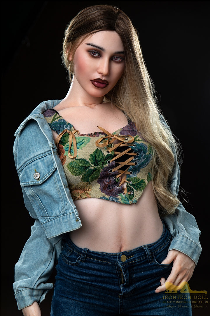 Eleanor 168cm Sexy realistische weibliche Sexpuppe B-Cup Irontech Doll