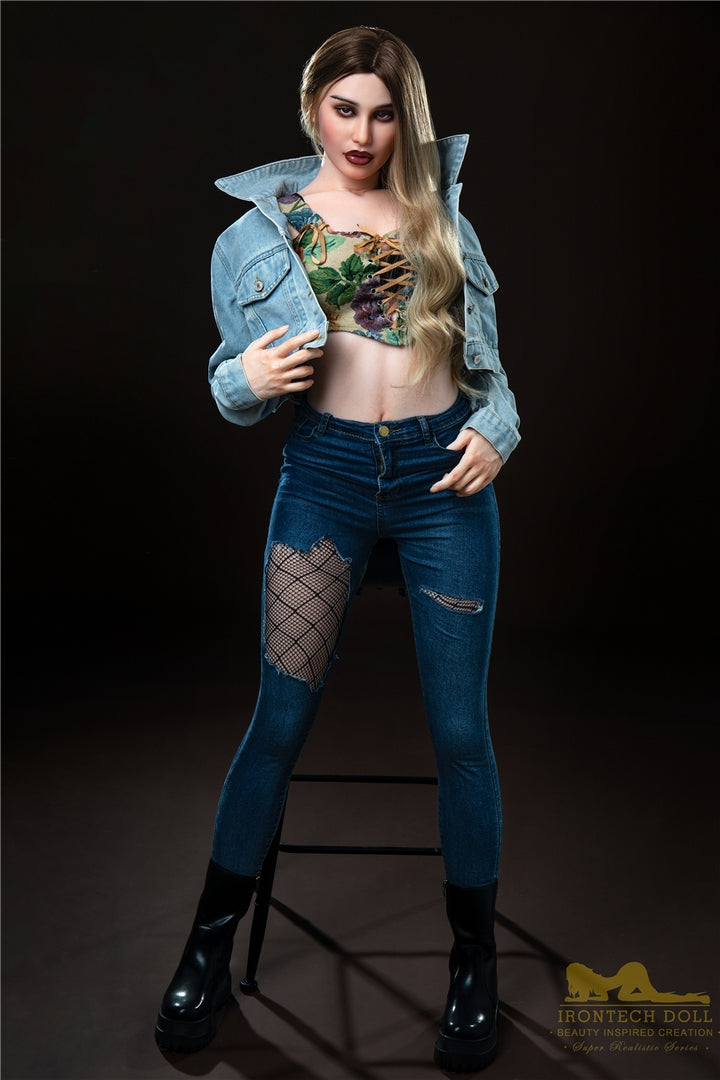 Eleanor 168cm Sexy realistische weibliche Sexpuppe B-Cup Irontech Doll