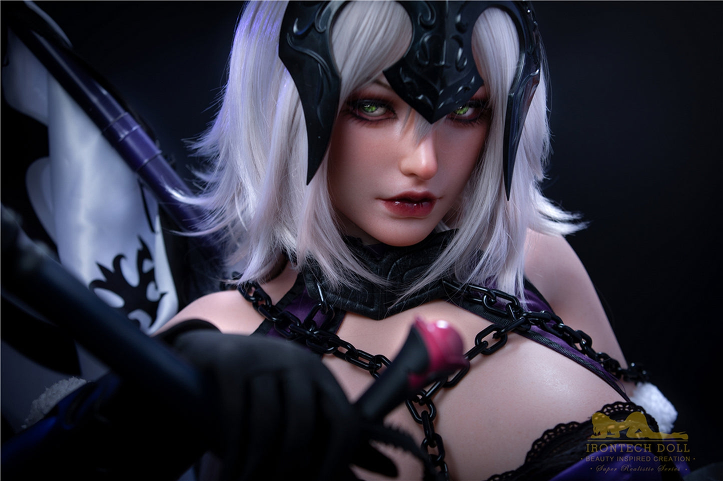 Irontech 165cm Silikonpuppe G-Cup vollbusige Fantasy Sex Doll