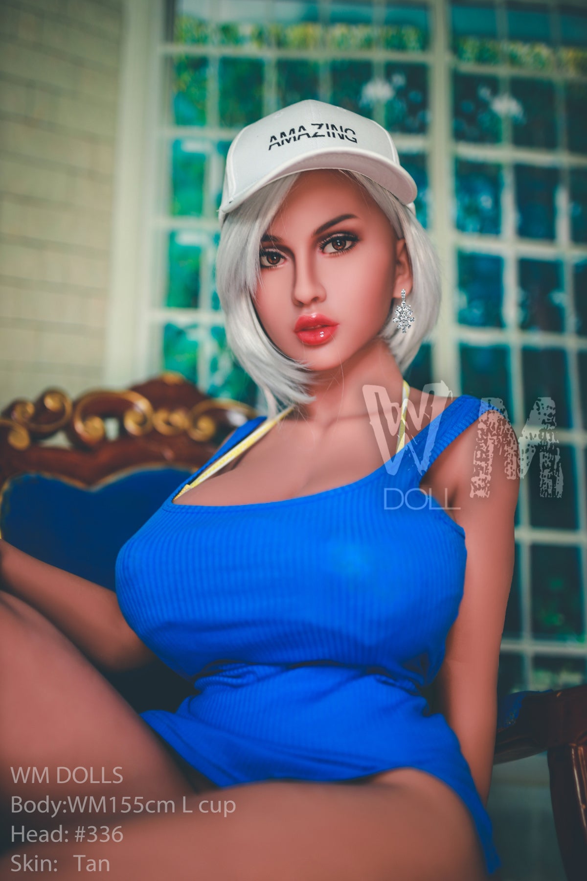 155cm L Körbchen Weißhaar Blonde Optional Royal Sister TPE Liebespuppe