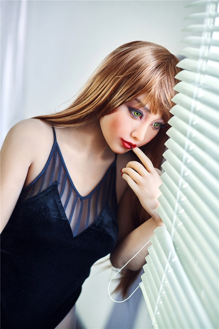 Irontech 163cm blonde TPE japanische Sexpuppe sexy glamouröses Mädchen