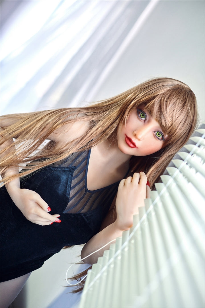 Irontech 163cm blonde TPE japanische Sexpuppe sexy glamouröses Mädchen