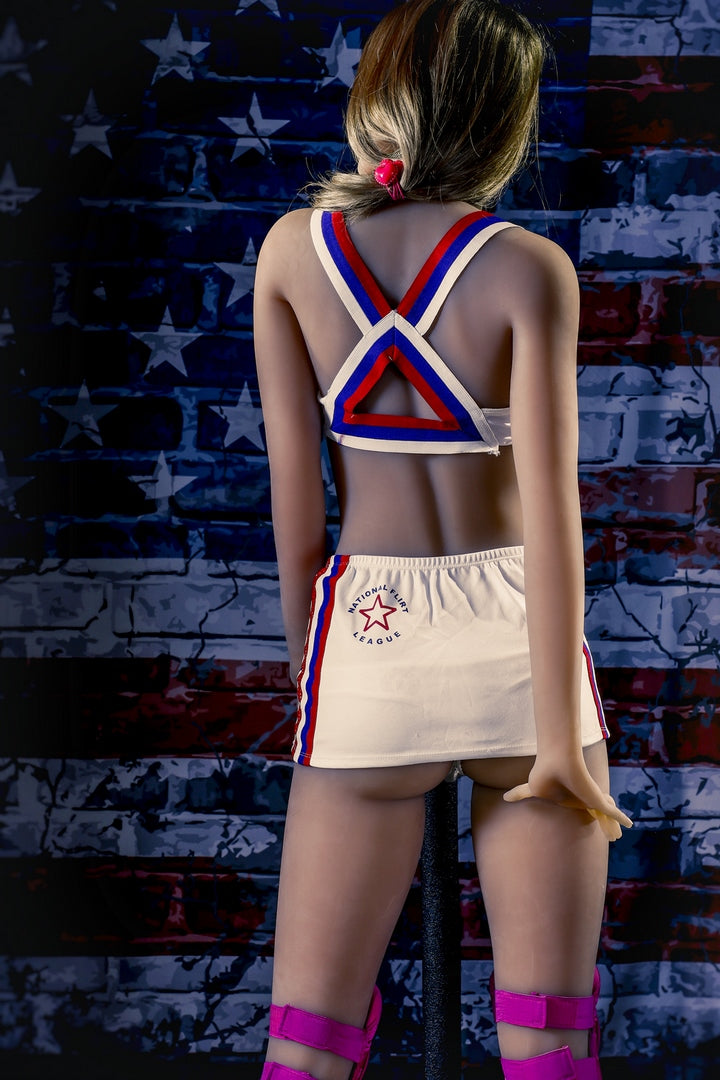 168 cm IrontechTPE-Puppe C-Cup blondes Basketballbaby