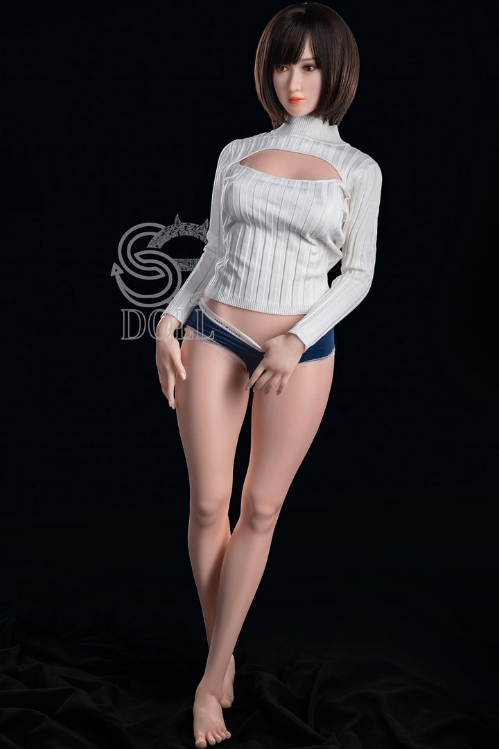 SE Doll 160cm C-Cup Silikonpuppe Japanisches schönes Mädchen Rosine