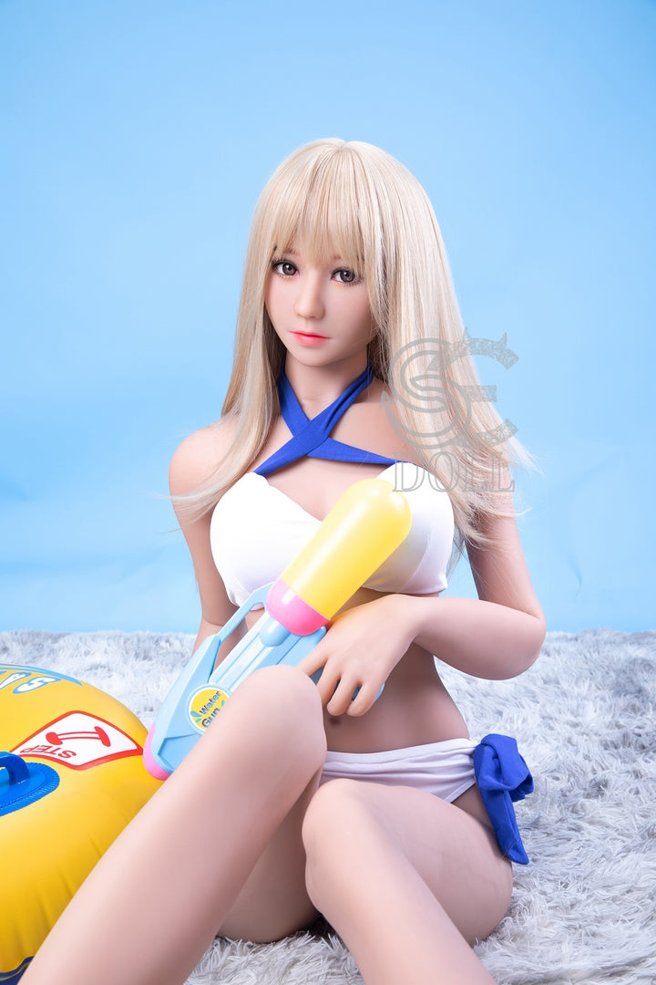 166cm C Körbchen Weiße Perücke Junge Sexpuppe Cynthia TPE doll