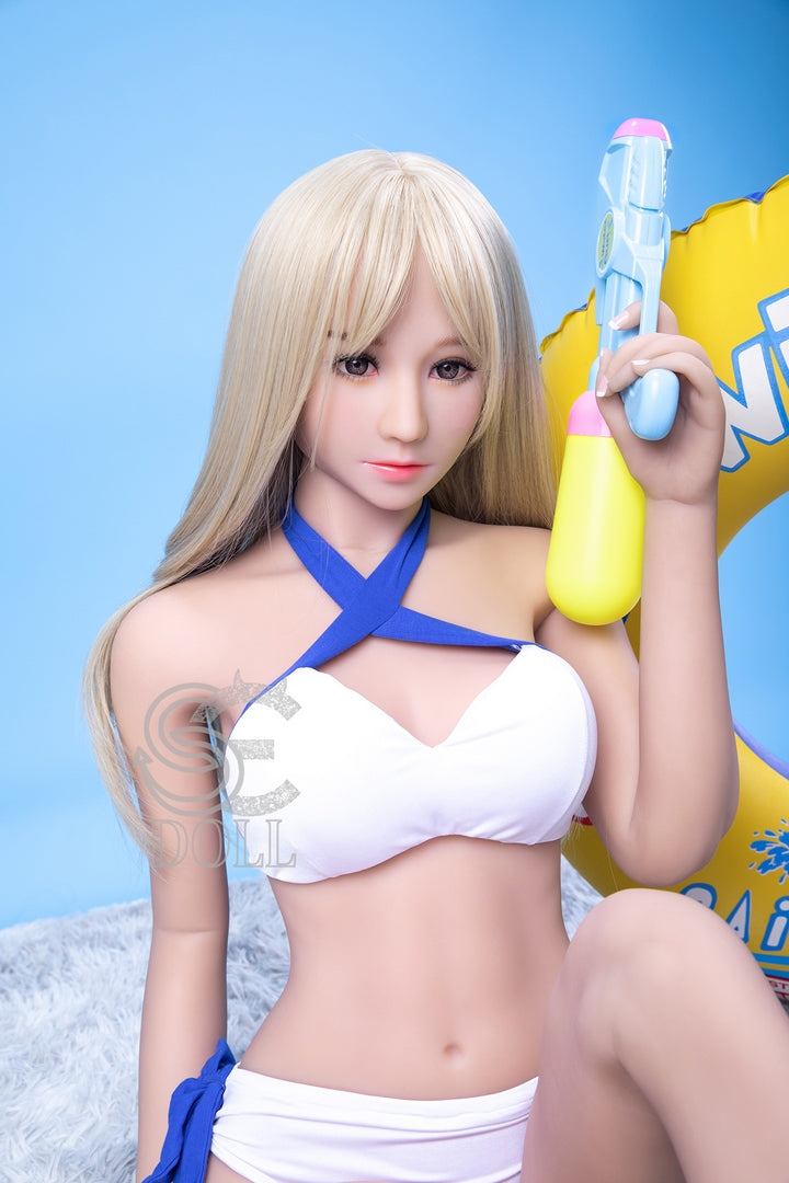 166cm C Körbchen Weiße Perücke Junge Sexpuppe Cynthia TPE doll