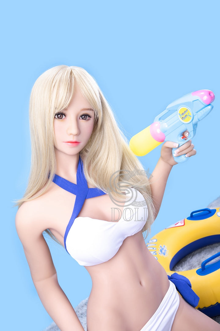 166cm C Körbchen Weiße Perücke Junge Sexpuppe Cynthia TPE doll