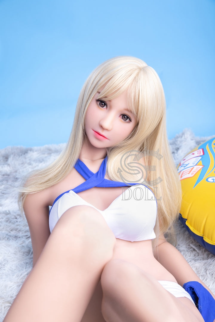 166cm C Körbchen Weiße Perücke Junge Sexpuppe Cynthia TPE doll