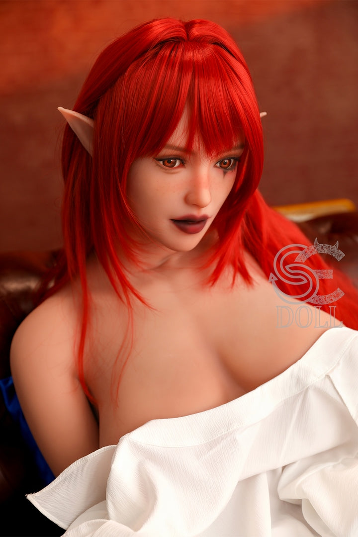 Elvira 167cm E Cup SE Doll Rote Haare Fantasy Sexpuppe