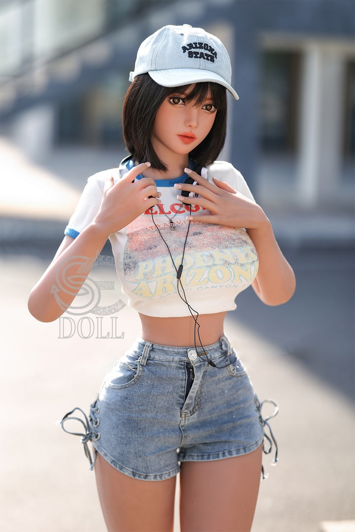 161 cm F-Cup SE Doll mit kurzen Haaren exquisitem Gesicht love doll mit großen Brüsten