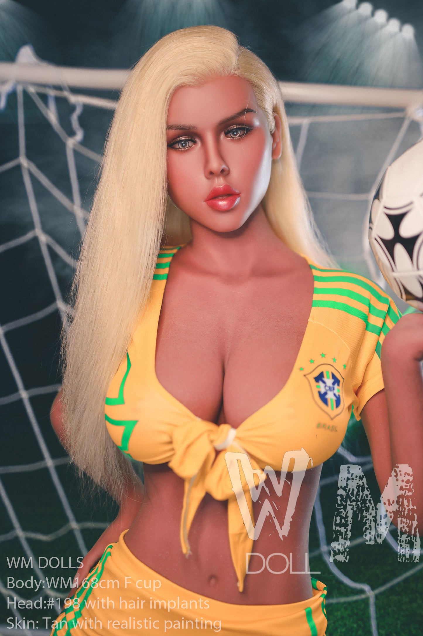 168cm F Cup Soccer Babe Sexy lebensgroße Sexpuppe