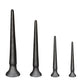 30 - 60cm Schwarz Silikon Dildo