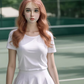 158cm Tennis Girl Günstige Silikon Sexpuppe Lea