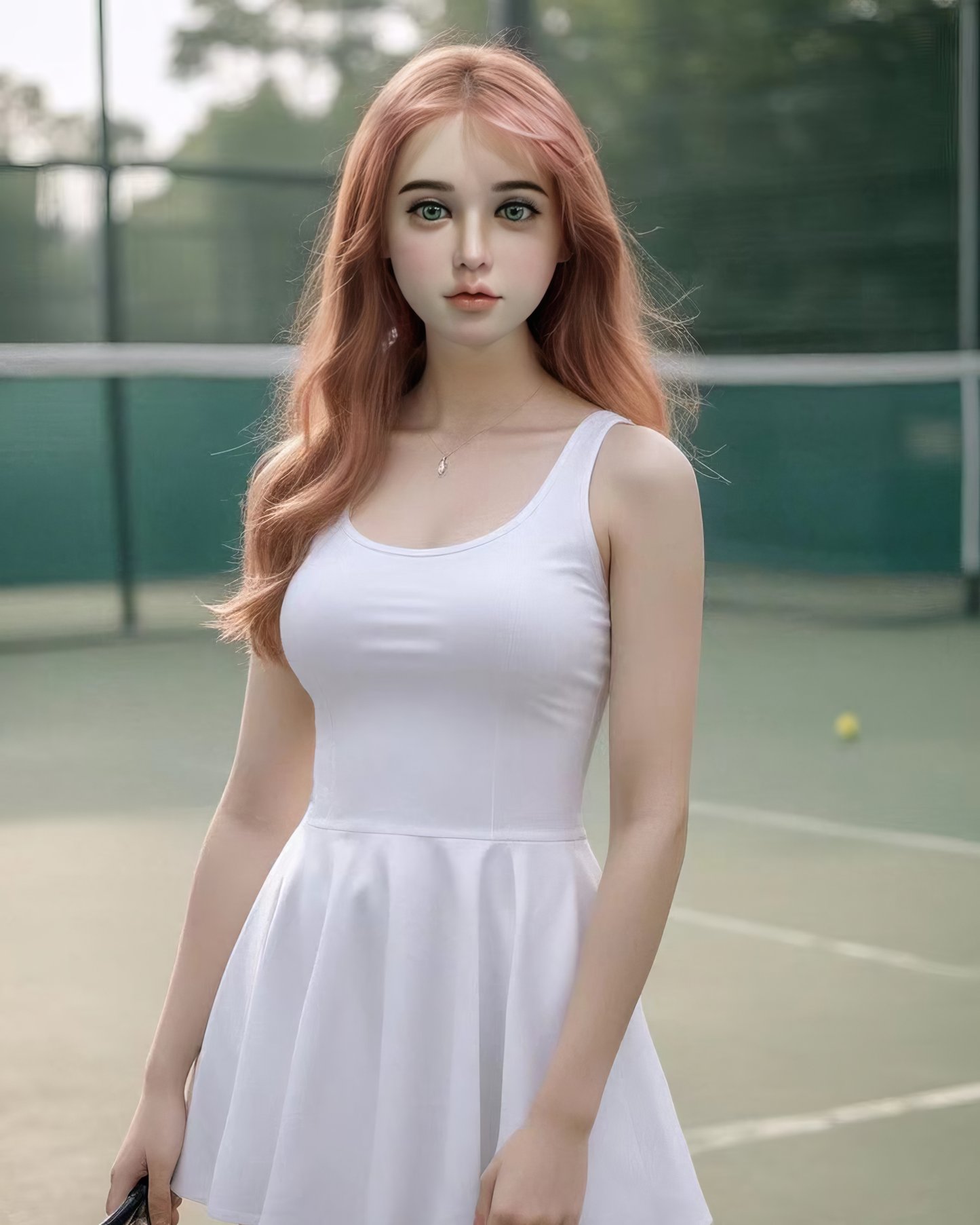 158cm Tennis Girl Günstige Silikon Sexpuppe Lea