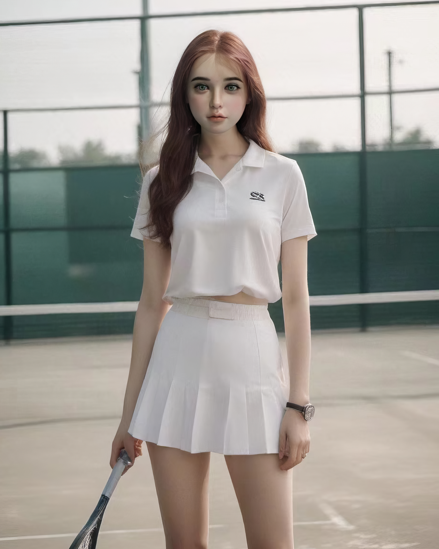 158cm Tennis Girl Günstige Silikon Sexpuppe Lea