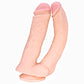 33cm Doppel Dildo no Vibrator Sex Toy Saugnapf Penis Anal PVC 3D Adern Hoden