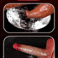Dildo Vibrator Sexspielzeug Masturbator mit Wärme, Stoß, Rotation und App